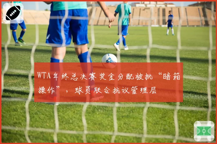 WTA年终总决赛奖金分配被批“暗箱操作”,球员联合抗议管理层